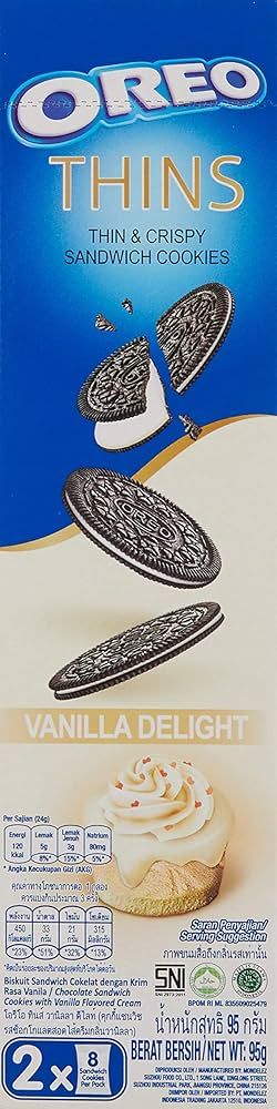 Oreo Biscuits Thins Vanilia 96g
