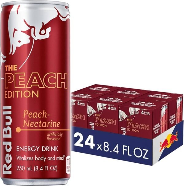 Red Bull Peach Edition 250ml Can :