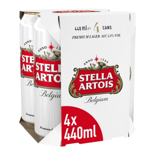 Stella Artois 250 ml Bottle & Can: