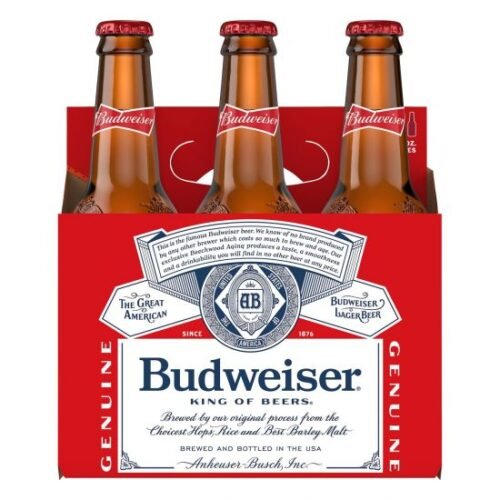 Budweiser Beer 500 ml Bottle & Can: