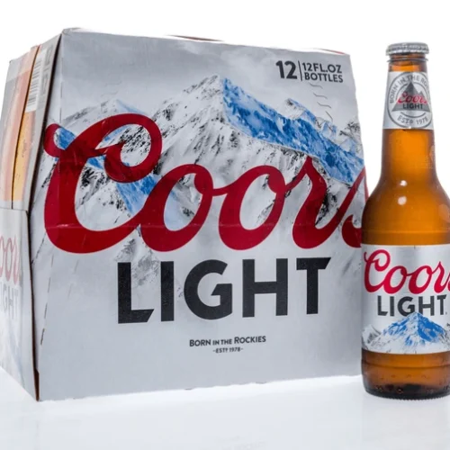 Coors Light Beer 500 ml Bottle & Can: