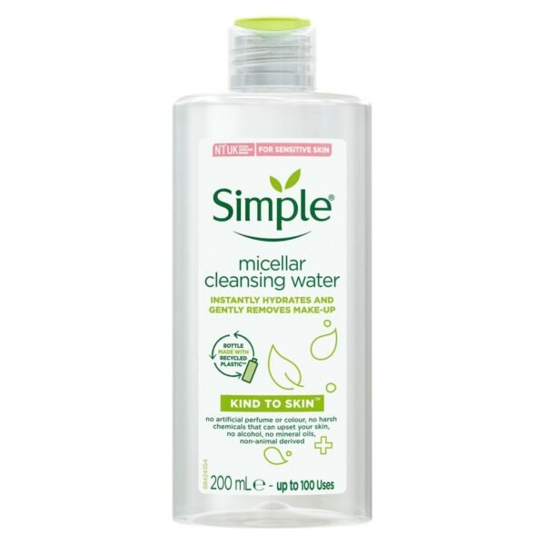 SIMPLE 200ML MICELLAR WATER: