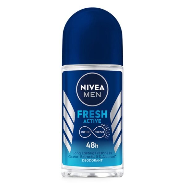 NIVEA ROLL ON 50ML MENS FRESH ACTIVE
